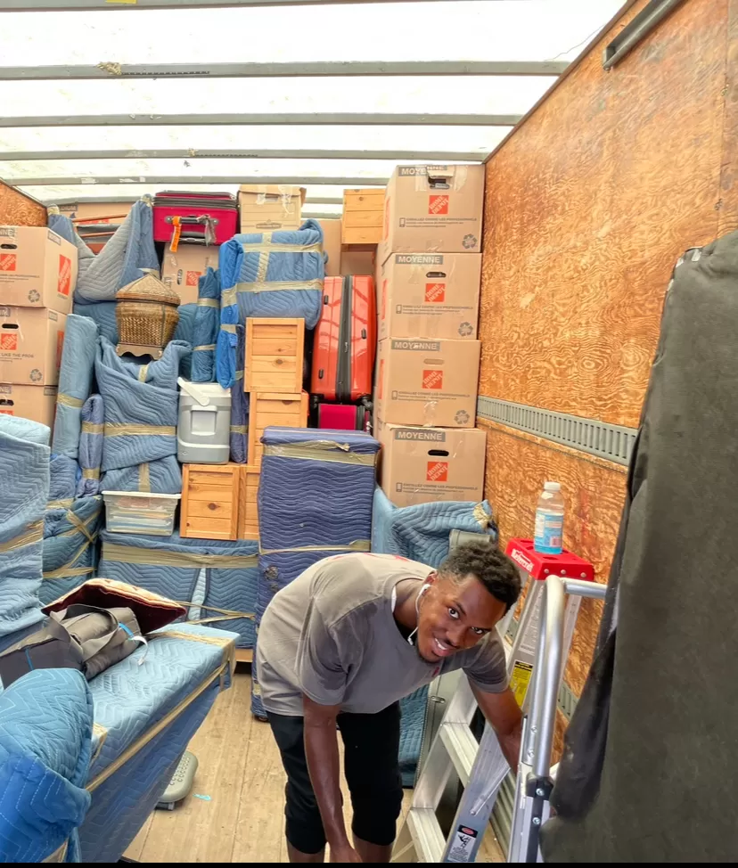 A Witby mover handling carefully packed client items