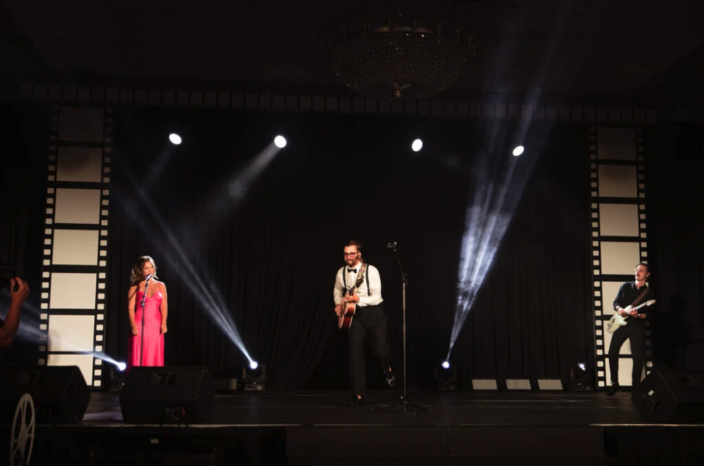 Performers at the Vaughan Film Festival in Ontario
