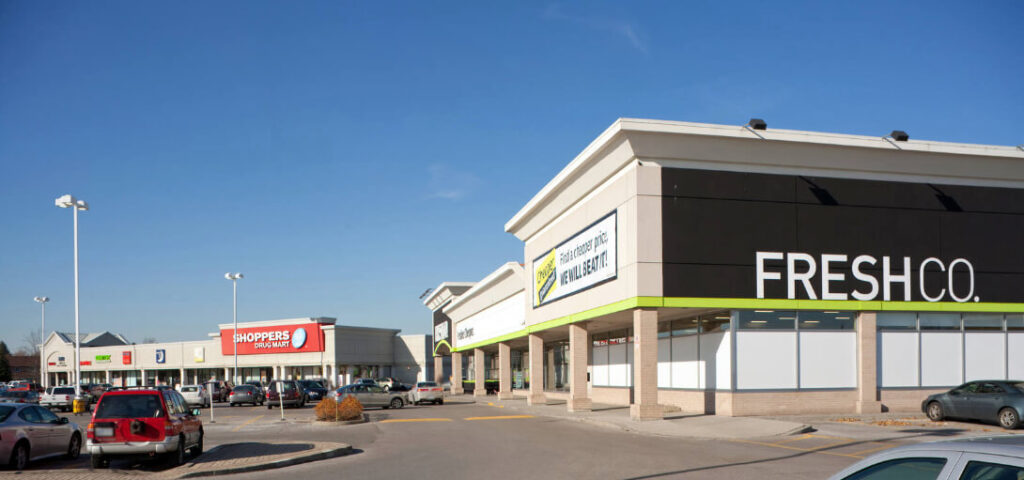 The Steeple Hill Shopping Centre in Pickering, Ontario